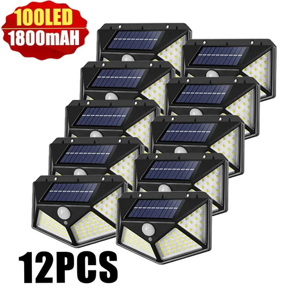 UltraBeam 100LED Solar Motion Wall Light