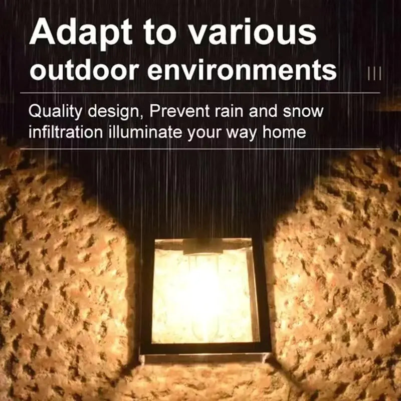 LumaGuard Solar Motion Wall Lantern