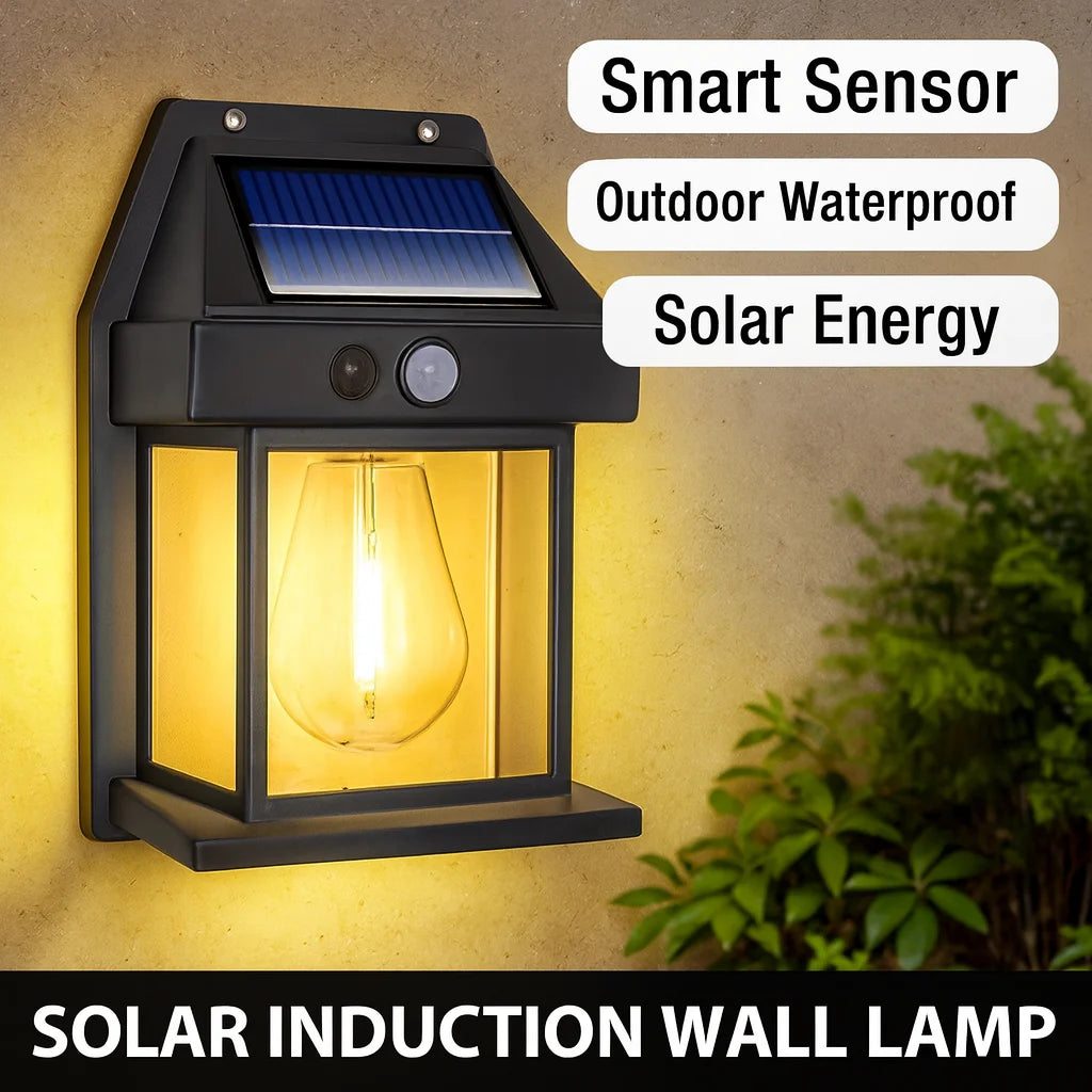LumaGuard Solar Motion Wall Lantern