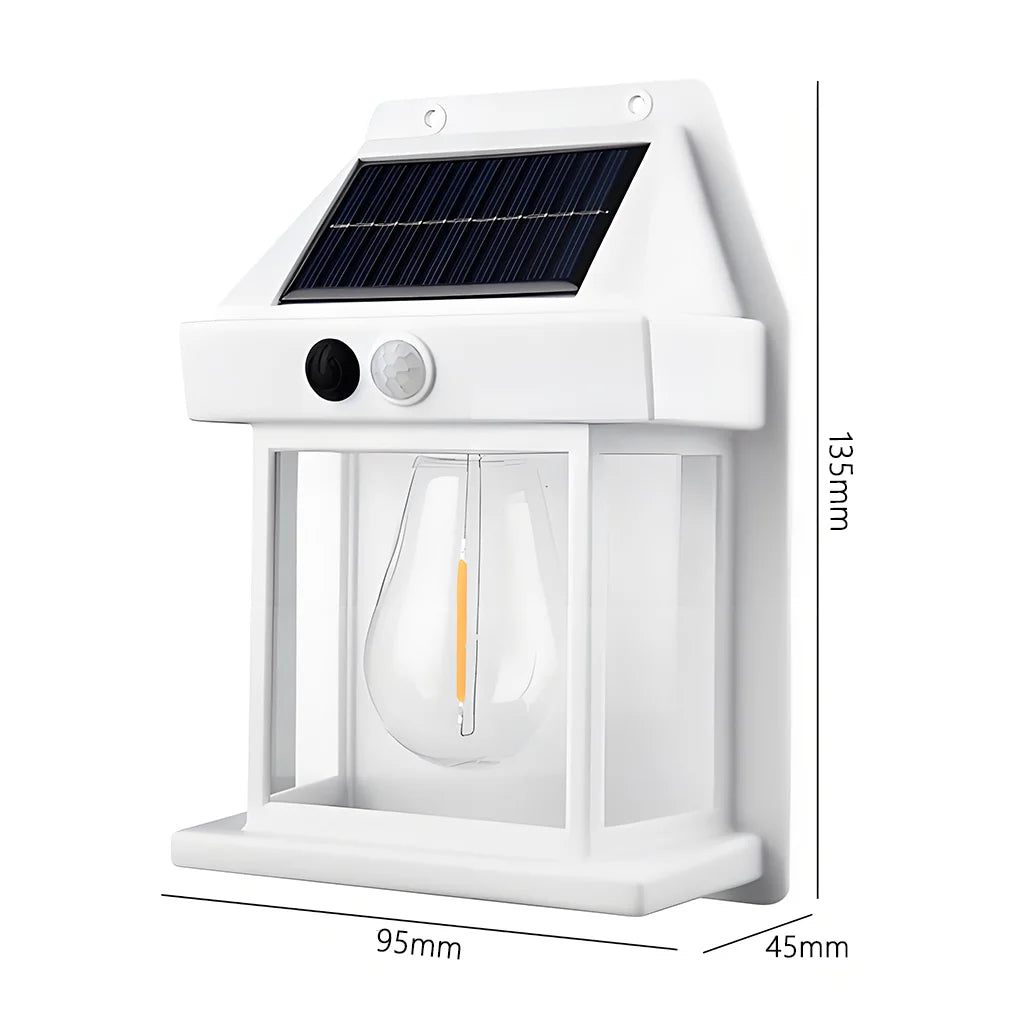 LumaGuard Solar Motion Wall Lantern