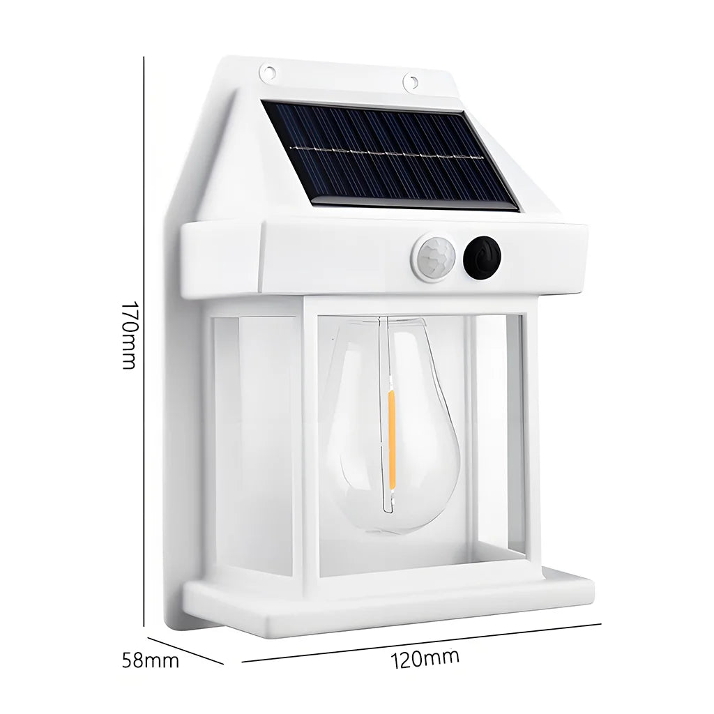 LumaGuard Solar Motion Wall Lantern