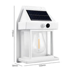 LumaGuard Solar Motion Wall Lantern