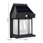 LumaGuard Solar Motion Wall Lantern