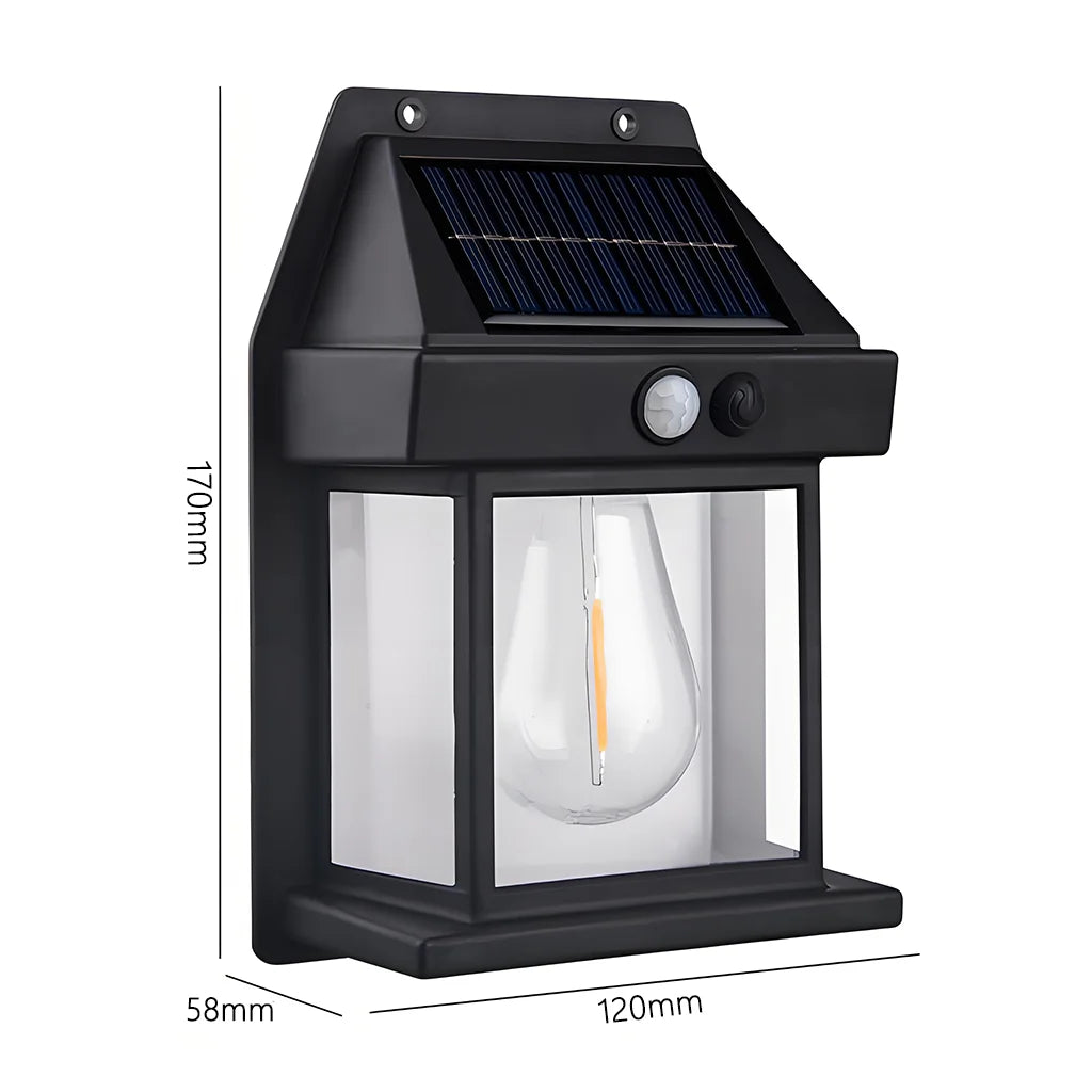 LumaGuard Solar Motion Wall Lantern