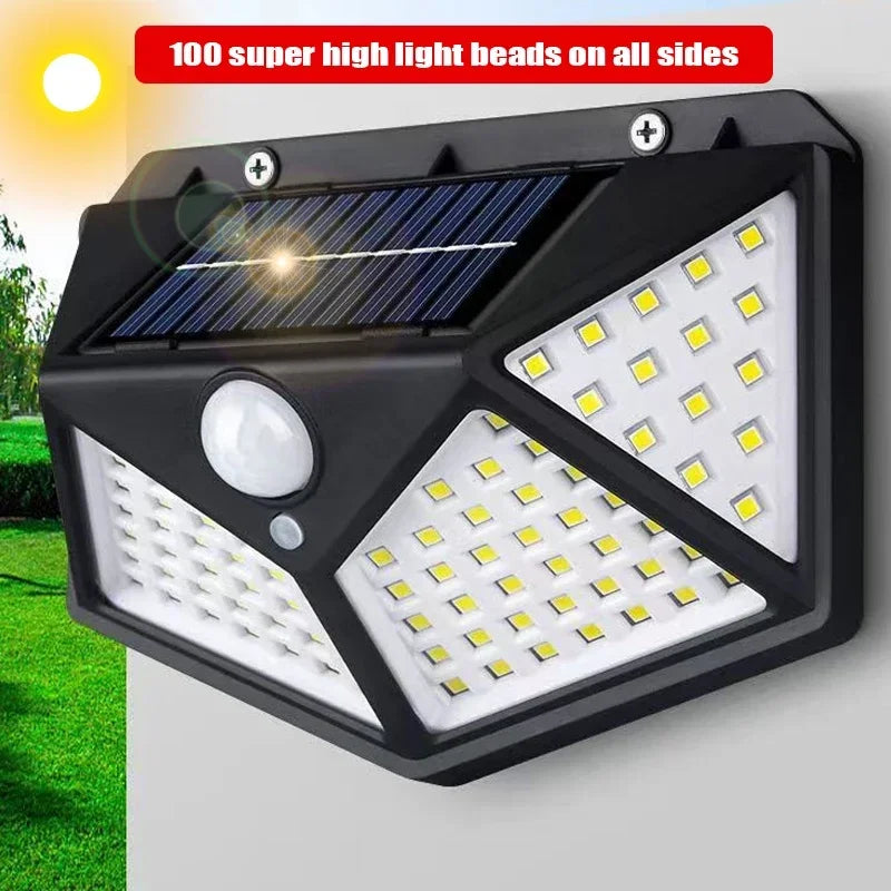 UltraBeam 100LED Solar Motion Wall Light