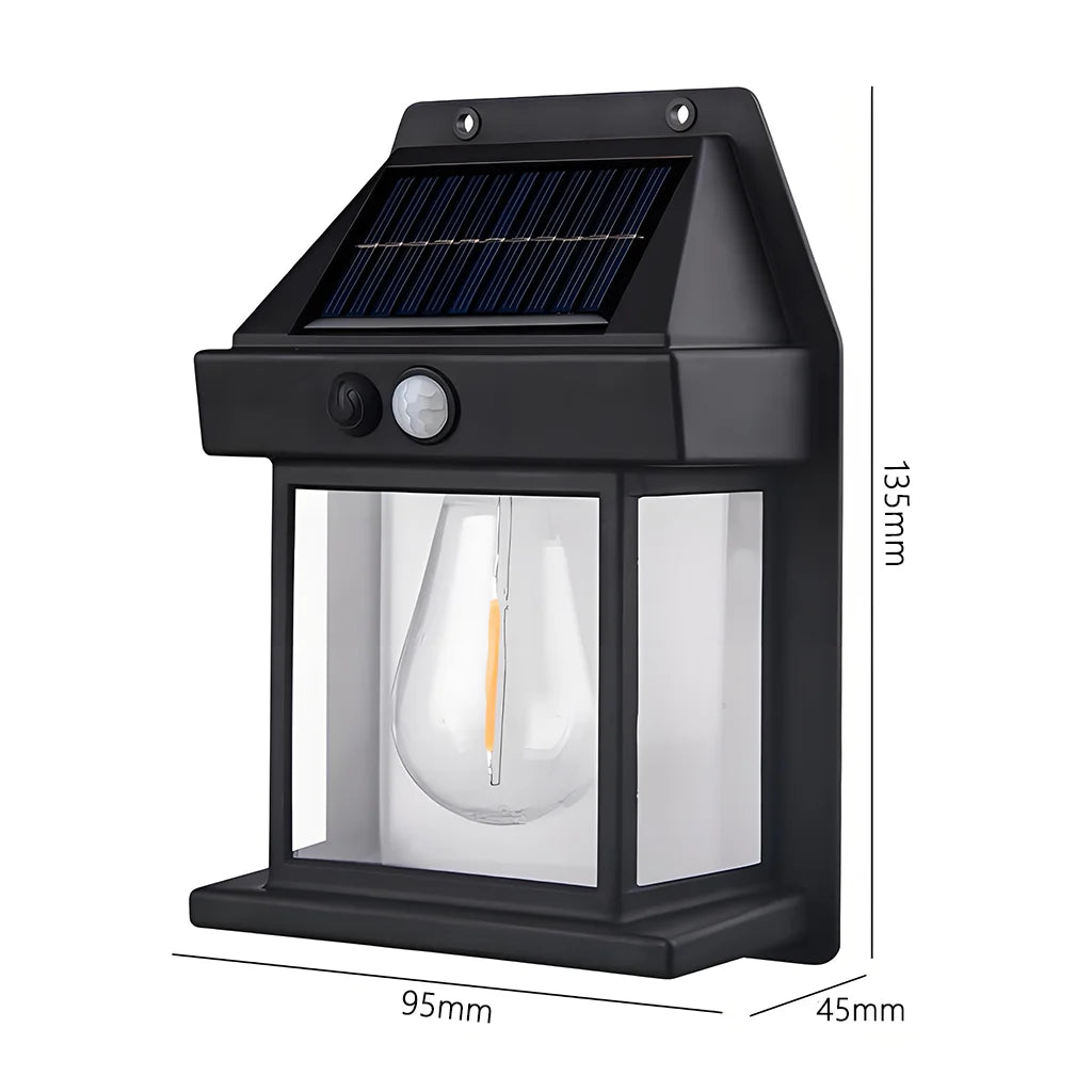 LumaGuard Solar Motion Wall Lantern